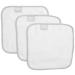 Shnuggle Baby Wash Cloths White | 3 Pack of Super Premium Soft Cloths | 26 x 26cm | Made from Natural Bamboo Cotton | Perfect for Sensitive Skin 3 Count (Pack of 1)