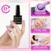 Shining She UV Nail Polish Set - 10 Colors Glitter Gel Violet Purple & Lavender Pastel - Soak-Off 8ml Perfect for Beginners & DIY Art Salon - Buy Online on GoSupps.com