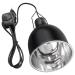Aiicioo Reptil 5.5 "Aluminum Reflecting Dome Light Removable Ceramic Head with ON/AUS Tax cable Suitable for lizards Chameleon 5.5 inches Large built-in light head screen