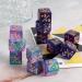 24 PCS Starry Sky Token Dice Counters for MTG Card Gaming (Turquoise&Lilac Navy&Fuchsia) - Buy Online on GoSupps.com
