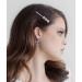 Wendalern Boho Crystal Flower Hairpin Gold Crystal Hair Barrette Rhinestone Bobby Pin Crystal Wedding Hair Clip Barrette Bride Flower Hairpin Headpieces Decorative Hair Accessories for Women and Girls