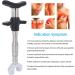 Chiropractic Adjustment Tool - 6 Head Manual Vertebral Massager for Scoliosis & Thorax Correction (Silver) - Buy Online on GoSupps.com