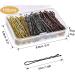 150-Piece Bobby Pins Hair Clips Set with Storage Box - Black, Blonde, Brown - Women's Hair Styling Grips - Buy Online on GoSupps.com