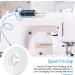 Replacement Spool Caps for Brother & Babylock Sewing Machines - 6 Pieces - White - 25mm, 35mm, 45mm Sizes - Buy Online on GoSupps.com