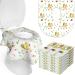 Toilet-Seat-Covers-Disposable - 21 Pack - Extra Large - Waterproof - Individually Wrapped Disposable Toilet Seat Covers for Adults Toddlers Kids Potty Training, Travel Accessories for Public Restrooms