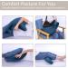 Lianjindun Shoulder Surgery Pillow - Rotator Cuff & Arm Support for Pain Relief - Side Sleeper Pillow for Adults Post-Surgery (Blue) - Buy Online on GoSupps.com