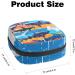 Abstract Underwater Sharks Sanitary Napkins Storage Bag | Portable Period Pocket for Women & Teen Girls - Buy Online on GoSupps.com