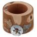 Hztyyier Wooden Hamster Feeding Bowl Hamster Wooden Food Bowl Small Pet Feeding Bowls for Dwarf Syrian Hamsters Gerbils Mice Degus