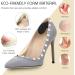 8 Pairs Anti-Slip Heel Pads for Loose Shoes | Heel Grips for Men & Women | Cushioned Inserts to Prevent Rubbing & Blisters - Black & Beige - Buy Online on GoSupps.com