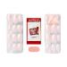 Buy KISS imPRESS No Glue French Press-On Nails Medium Coffin Shape Light Neutral & White Tips 30 Nails + Accessories | International Shipping - Buy Online on GoSupps.com