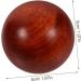 Beaupretty Wooden Handicraft Massage Balls - 4 PCS Stress-Relief & Muscle Stretching Tools - 5x5cm Mahogany & Bamboo Gymnastics Balls - Buy Online on GoSupps.com