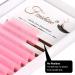 Fenshine 0.07D Pink Volume Lashes Extensions 8-15mm - Self Fanning Easy Fan Colorful Automatic Blooming Flower Lashes for Eyelash Extension - Buy Online on GoSupps.com