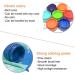 BOOLOOEN Chalk Paint Paste Screen Printing Ink Set - 12 Colors Jars with Mini Scraper and Rubber Stirrer - Ideal for Furniture DIY and Home Decor - Buy Online on GoSupps.com
