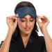 Haskirky Light Blocking Eye Mask - Breathable & Adjustable for Men and Women | Ideal for Travel, Yoga, Meditation, Office, and Deep Sleep | Night Sky Stars Design - Buy Online on GoSupps.com