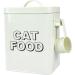CrazyGadget Vintage Classic Retro Cat Food Treats Storage Container Set - Cream - Buy Online on GoSupps.com