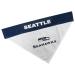 Pets First NFL DOG BANDANA - SEATTLE SEAHAWKS REVERSIBLE PET BANDANA. 2 Sided Sports Bandana with a PREMIUM Embroidery TEAM LOGO, Large/X-Large. - 2 Sizes & 32 NFL Teams available Large/X-Large Seattle Seahawks 1