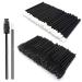 200 pieces of lash brush portable black make-up brush set (lip brush disposable eyelash brush) for daily activities (black)