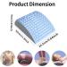 Refresh Neck and Back Stretcher - 2-in-1 Pain Relief & Relaxation | Versatile Yoga & Chiropractic Pillow - Blue - Buy Online on GoSupps.com