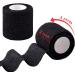 BQTQ 30 Rolls Self Adherent Wrap Stretch Bandages - 2 Inch Black Self Adhesive Bandage Tape for Wrist Ankle Sprains - Buy Online on GoSupps.com