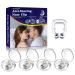 Firrenty Anti Snoring Devices Snore Stopper Stop Snoring Help Stop Snoring Quieter Sleep Silicone Magnetic Snore Stopper Food Grade Material Anti Snore Device 4 Pcs Stop Snoring Nose Clip