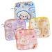 Ultechnovo 4 piece of pack with women's bandages travel ruling exchange ladies binding bag for girls tampon bag for outside small portable bag bag for women's bandages nylon Miss pads cute