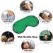 Rugby American Football Field Sleep Mask | Adjustable Strap Blindfold for Men & Women | Blocks Light for Night Travel & Nap - Buy Online on GoSupps.com
