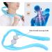 Gientan Neck Massager - Manual Double Pressure Point for Shoulders Ergonomic Design for Muscle Tension Relief - Blue Color - Buy Online on GoSupps.com