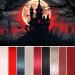 Ecofavor Red Goth Eyeshadow Palette - 9 Highly Pigmented Matte & Shimmer Shades for Halloween & Christmas Makeup - Buy Online on GoSupps.com