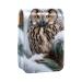 Travel Lipstick Organizer Case Lipstick Case Portable Makeup Bag With Mirror Winter Snow Tree Owl K781i9kzae