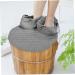 FRCOLOR Thermal Insulation Foot Bath Cover Bucket Holder Foot Bucket Protector Sauna Foot Bath Accessory Bucket Sleeve Dual Bucket Foot Basin Cover Foot Soaking Dual Basin Cover 26.00X26.00X15.00CM Grey - Buy Online on GoSupps.com