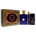 Versace Dylan Blue 3.4oz EDT Spray 2.5oz Deodorant Stick 0.33oz EDT Spray Men 3 Pc Gift Set - Buy Online on GoSupps.com