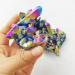 Home Decoration Electroplating Seven Rainbow Colorful Crystal Cluster Ornaments Original Stone Crystal Cluster Crystal (Size : 120g) - Buy Online on GoSupps.com