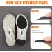 8 Pack Anti Slip Shoe Grips - Self Adhesive Non Slip Pads with Water Ripple Texture for Sole Protection - Buy Online on GoSupps.com
