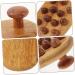 Plafope 2-Piece Wood Massage Brush Set - Natural Wooden Massage Comb & Body Massage Device - Perfect for Relaxation & Wellness - Buy Online on GoSupps.com