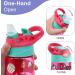16oz Kids Water Bottle with Leak-Proof Straw for School | BPA-Free Spout Lid for Boys & Girls - Buy Online on GoSupps.com