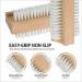 Wooden Nail Brush Double Sided Nail Brush Fingernail Cleaning Brush Dust Removal Nail Brushes Soft Bristle Nail Brushes Double-Sided Manicure Brush Ideal for Hand Toes Nail Home Salon (Pack of 2) - Buy Online on GoSupps.com