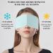 Sleep Mask & Hearing Protection - 1 Super Soft Green Sleep Mask + 4 Ear Plugs | Travel & Home Essentials for Men & Women - Buy Online on GoSupps.com