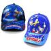 2 pieces Sonic Baseball cap sun hat children adjustable children Snapback Cap Blue Sonic Summer Baseball Cap Cartoon baseball cap for children birthday gift school sport (blue and black)