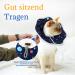 Supet Rewrise Adjustable Hinged Cat Collar - Post-Surgery Recovery Cone for Cats (Cosmic S - Neck: 14-23cm) - Buy Online on GoSupps.com