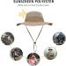 Dorriso Unisex Beach Safari Hat - Foldable 50+ UV Protection Outdoor Hat for Men & Women - Ideal for Camping Fishing & Travel - Brown - Buy Online on GoSupps.com