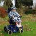 BundleBean Kids Wheelchair Poncho - Waterproof Rain Poncho for Ages 4-11 Years - Universal Fit with Peaked Hood - Grey Elephant - Buy Online on GoSupps.com