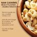 Spicy World Raw Cashews Whole 5 Pound Bulk - Unsalted Natural & Pure - 1 Pack - Buy Online on GoSupps.com