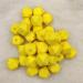 50pcs Bright Yellow 14mm Silicone Hexagon Pearl Beads for DIY Jewelry Making - Buy Online on GoSupps.com