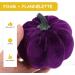 HOMSFOU 5pcs Flannel Foam Pumpkin Faux Pumpkins Farmhouse Pumpkins Harvest Artificial Pumpkins Halloween Decorations Outdoor Home Decor Harvest Party Pumpkin Decor Fake Pumpkin Set Purple Purple 14X12.5X12.5CM - Buy Online on GoSupps.com