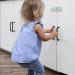 EUIOOVM Childproof Refrigerator Lock - No Tools or Drill Needed for Fridge, Cabinets, Drawers, Dishwasher - Green - Buy Online on GoSupps.com