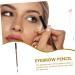 NULYLU Pencil Brow Pen Brow Pencil for Women Eye Brow Pencil Women Brow Pencil Coffee Wooden 1 count (Pack of 1) - Buy Online on GoSupps.com