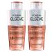 L'Oreal Paris L'OR AL PARIS Elseve Fiber Booster - Pack of 2 Anti-Hair Loss Shampoos - For Thinning Hair - Sulfate-Free - Slows Down Hair Loss