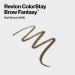Revlon ColorStay Brow Fantasy 2-in-1 eyebrow product: powder-finish pencil and clear setting gel infused with provitamin B5 Holds up to 16 hours 004 Dark Brown - Buy Online on GoSupps.com