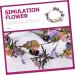 HAPINARY Artificial Flower Wreath Bohemia Floral Headpiece Wedding Garland Flower Hairband Wedding Flower Bride Headpieces for Wedding Garlands for Decor Tiara Pp Vacation Girl Hair Crown - Buy Online on GoSupps.com
