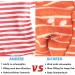 Shop XL Orange & White Striped Dog Shirts - Soft Breathable T-Shirts for Small to Large Dogs | Kickred - Buy Online on GoSupps.com